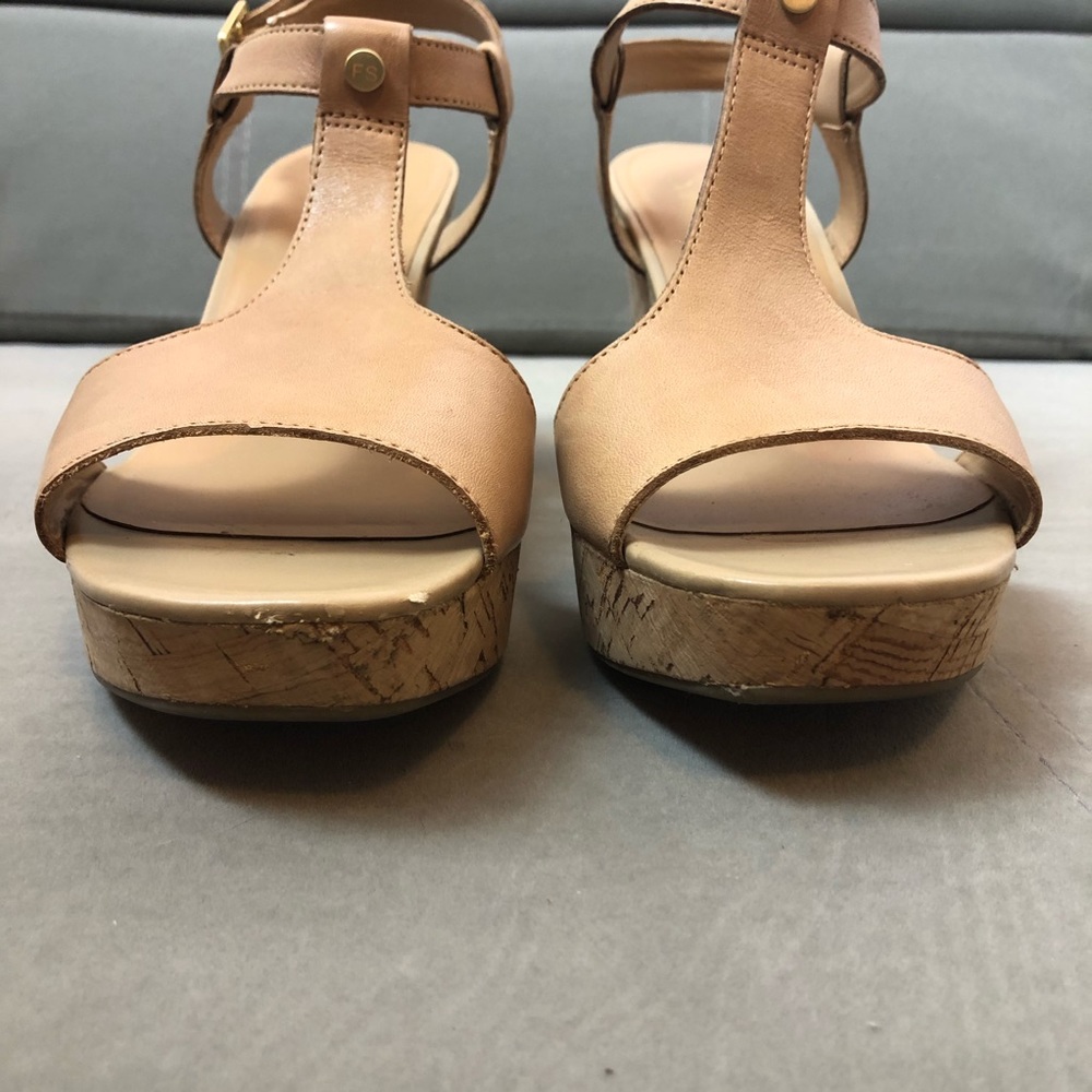 Franco Sarto Cork wedge sandals - Picture 7 of 8